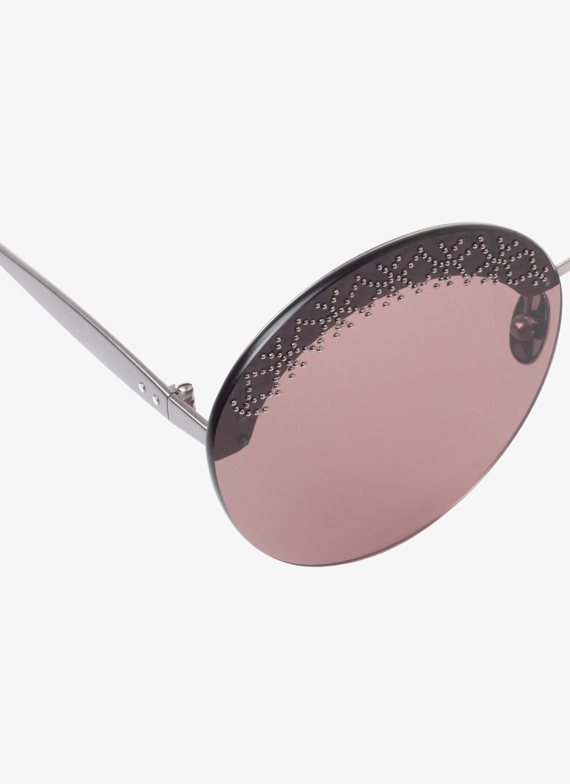 Brown Sunglasses ALAÏA RUTHENIUM-RUTHENIUM-BROWN BROWN SUNGLASSES